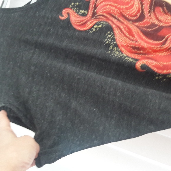 Disney Parks Ariel dolman sleeve heather gray size s t-shirt - Picture 5 of 10